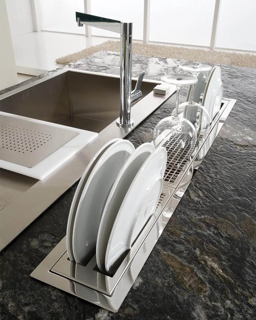 Plate Holder for Over Counter Steel Accessory